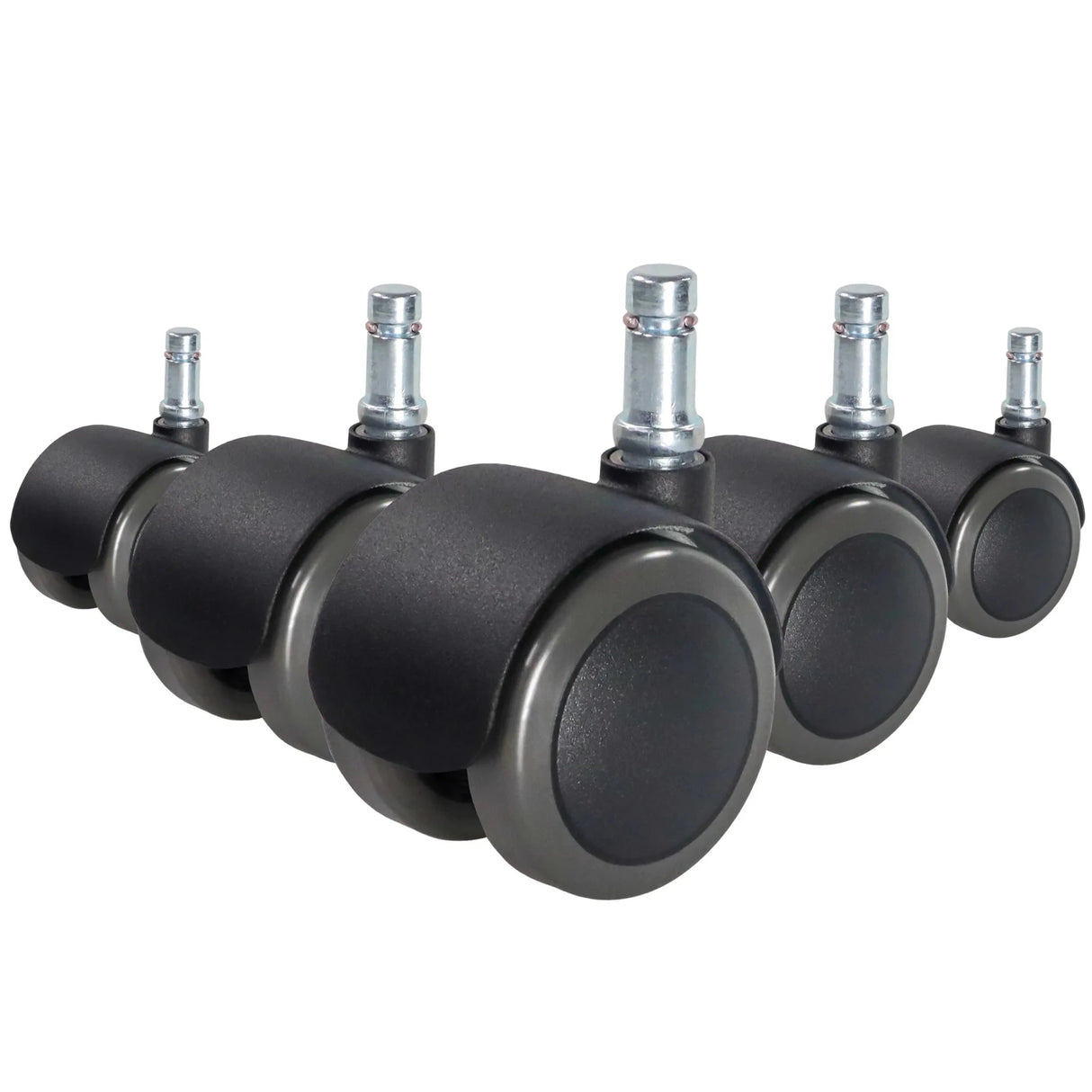 5x ROLO FIX 11mm/50mm | Hartböden - Stuhlrollen