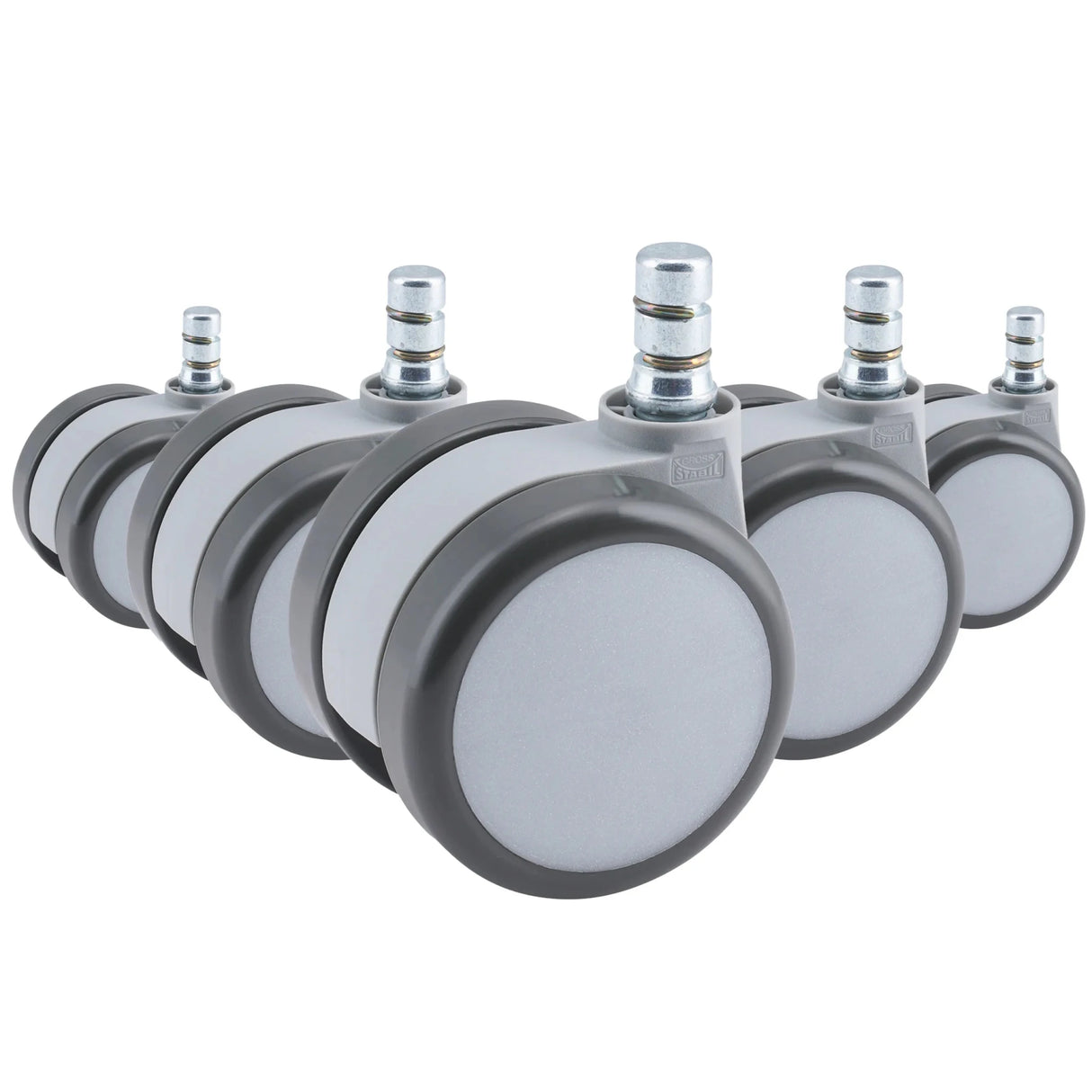 5x ROLO MOVE 60 11mm/60mm | Hartböden - Stuhlrollen