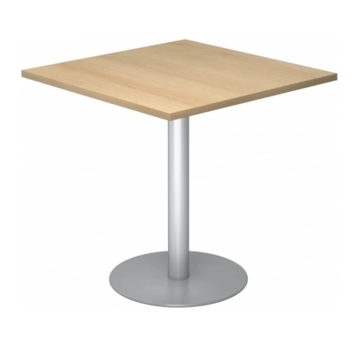 BISTRO F88Q S | Besprechungstisch | 80x80 | Silber - System Konferenztisch - buerostuhl24