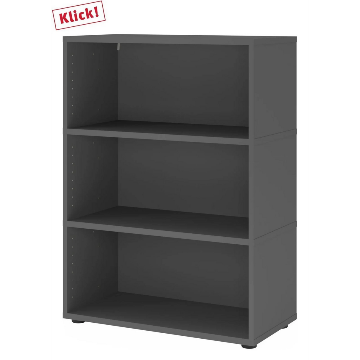 FlexWall | 3 OH | 3 x Korpus mit Stellfüßen - buerostuhl24