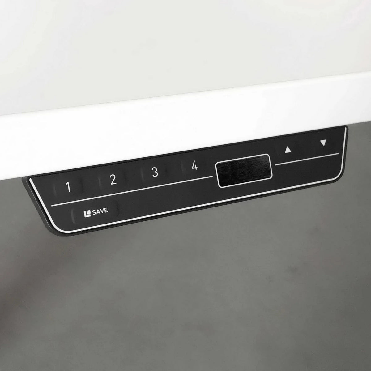 Digitales Bedienfeld mit Speicherpositionen des elektrisch höhenverstellbaren Schreibtischs XBHM 2E SS von hjh OFFICE PRO