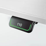 Digitalanzeige mit dem Wert 110 am elektrisch höhenverstellbaren Schreibtisch XDLR 12 S von hjh OFFICE PRO