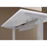 Unterbau und Gestell des elektrisch höhenverstellbaren Schreibtischs XMST 12 G von hjh OFFICE PRO
