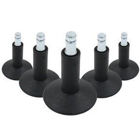 5 x STAND Nr. 12 | 11 mm | alle Böden - Stuhlgleiter - buerostuhl24