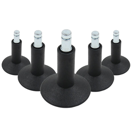 5 x STAND Nr. 12 | 11 mm | alle Böden - Stuhlgleiter - buerostuhl24