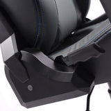 Verstellmechanismus und Polsterung des Gamingstuhls GAMEBREAKER POLARYS I in Grau und Blau von hjh OFFICE