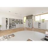 Modulares Regalsystem SIGNA K 6100G SG in Grau und Silber in einem hellen Büro von hjh OFFICE PRO