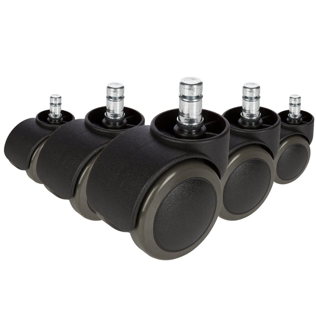 5x ROLO 11mm/50mm | Hartböden - Stuhlrollen - buerostuhl24