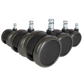 5x ROLO FREE 11mm/65mm | Hartböden - Stuhlrollen - buerostuhl24