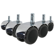 5x ROLO LUX 10mm/50mm | Hartböden - Stuhlrollen - buerostuhl24