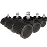 5x ROLO No-Noise 11mm/50mm | Hartböden - Stuhlrollen - buerostuhl24