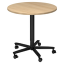 BISTRO 80R D | Säulenhubtisch | Ø 80 | Schwarz - System Konferenztisch