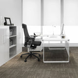 Profi-Bürostuhl GENIDIA SMART BLACK CM mit schwarzem Netzrücken und Gestell in Chrom von hjh OFFICE