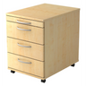 BARI 1606 | Rollcontainer mit 3 Schüben | Holz - buerostuhl24