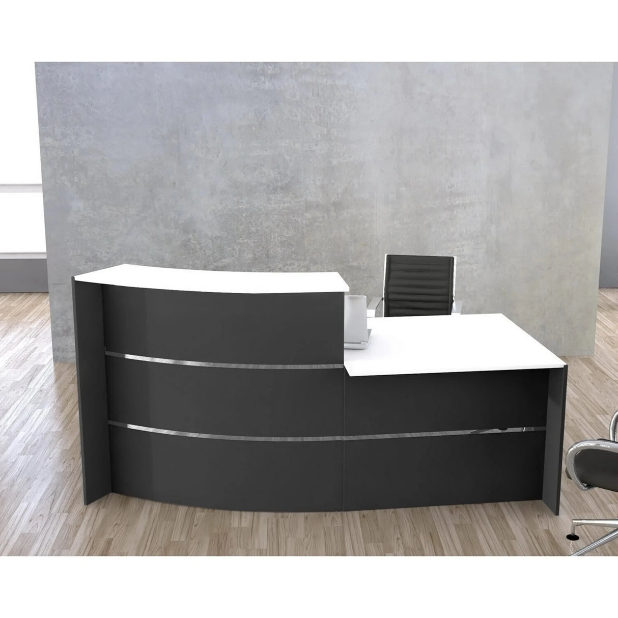 BILBAO II | Bogentheke mit Beratungsplatz - Empfangstheke - buerostuhl24