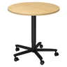 BISTRO 80R D | Säulenhubtisch | Ø 80 | Schwarz - System Konferenztisch - buerostuhl24