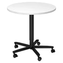 BISTRO 80R D | Säulenhubtisch | Ø 80 | Schwarz - System Konferenztisch - buerostuhl24