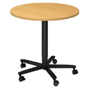 BISTRO 80R D | Säulenhubtisch | Ø 80 | Schwarz - System Konferenztisch - buerostuhl24