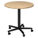 BISTRO 80R D | Säulenhubtisch | Ø 80 | Schwarz - System Konferenztisch - buerostuhl24