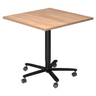 BISTRO 88Q D | Säulenhubtisch | 80x80 | Schwarz - System Konferenztisch - buerostuhl24