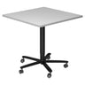 BISTRO 88Q D | Säulenhubtisch | 80x80 | Schwarz - System Konferenztisch - buerostuhl24