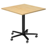 BISTRO 88Q D | Säulenhubtisch | 80x80 | Schwarz - System Konferenztisch - buerostuhl24