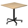 BISTRO 88Q D | Säulenhubtisch | 80x80 | Schwarz - System Konferenztisch - buerostuhl24