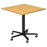 BISTRO 88Q D | Säulenhubtisch | 80x80 | Schwarz - System Konferenztisch - buerostuhl24