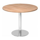 BISTRO F100R C | Besprechungstisch | Ø 100 | Chrom - System Konferenztisch - buerostuhl24