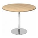 BISTRO F100R C | Besprechungstisch | Ø 100 | Chrom - System Konferenztisch - buerostuhl24