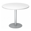 BISTRO F100R S | Besprechungstisch | Ø 100 | Silber - System Konferenztisch - buerostuhl24