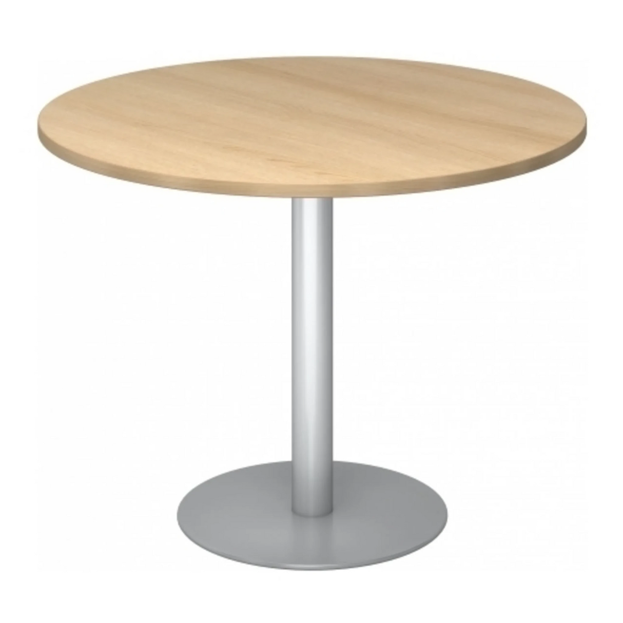 BISTRO F100R S | Besprechungstisch | Ø 100 | Silber - System Konferenztisch - buerostuhl24