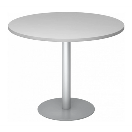 BISTRO F100R S | Besprechungstisch | Ø 100 | Silber - System Konferenztisch - buerostuhl24