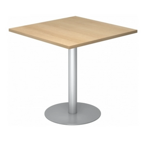 BISTRO F88Q S | Besprechungstisch | 80x80 | Silber - System Konferenztisch - buerostuhl24