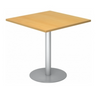 BISTRO F88Q S | Besprechungstisch | 80x80 | Silber - System Konferenztisch - buerostuhl24