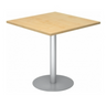 BISTRO F88Q S | Besprechungstisch | 80x80 | Silber - System Konferenztisch - buerostuhl24