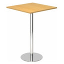 BISTRO H88Q C | Stehtisch | 80x80 | Chrom - System Konferenztisch - buerostuhl24