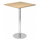 BISTRO H88Q C | Stehtisch | 80x80 | Chrom - System Konferenztisch - buerostuhl24
