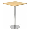 BISTRO H88Q C | Stehtisch | 80x80 | Chrom - System Konferenztisch - buerostuhl24
