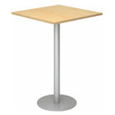BISTRO H88Q S | Stehtisch | 80x80 | Silber - System Konferenztisch