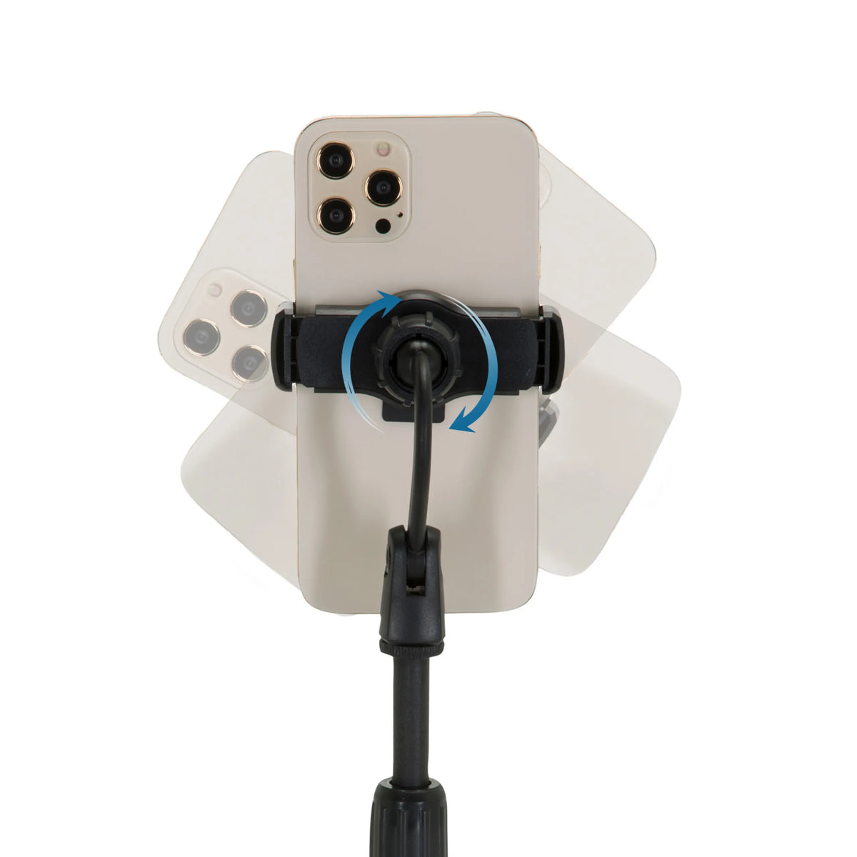 360-Grad-Drehmechanismus der Handy- und Tablet-Halterung FLEXMOBI II von hjh OFFICE