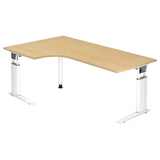 UNDA 82 W | 200x120 | Schreibtisch höhenverstellbar