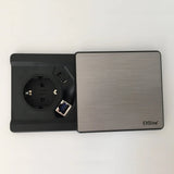 ELDO800 | Steckdosenleiste (ohne Fräsung) | 1 x Steckdose | 1 x USB | 1 x RJ45 - Zubehör