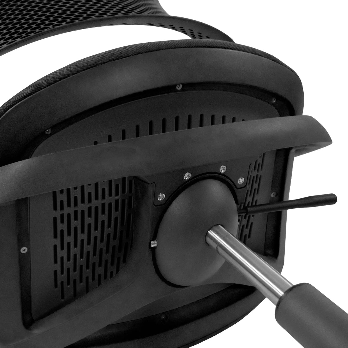 Unterseite der Sitzfläche mit Gasfeder des Bürostuhls FLEX CHAIR von Bosen Europe