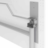 Klappmechanismus mit Feder und Metallstrebe des Konferenztisches KALA 16 von hjh OFFICE PRO
