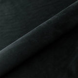Schwarzer Stoffbezug des Vierfußstuhls BELLA BLACK S von Grospol