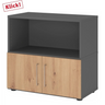 FlexWall | 2 OH | Türen + Korpus | mit Stellfüßen - buerostuhl24
