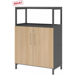 FlexWall | 3 OH | Türen + Rahmen | mit Sockelgestell