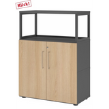 FlexWall | 3 OH | Türen + Rahmen | mit Stellfüßen - buerostuhl24