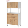 FlexWall | 4 OH | 2 x Türen + Schübe + Rahmen | mit Sockelgestell - buerostuhl24